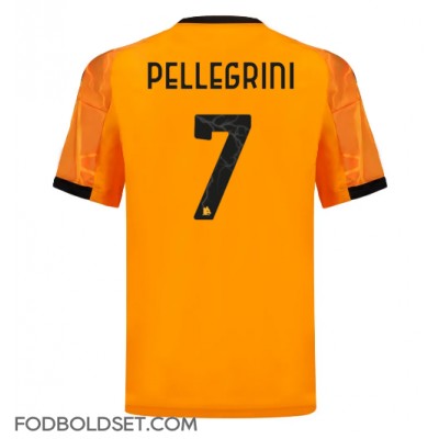 AS Roma Lorenzo Pellegrini #7 Udebanetrøje 2025-26 Kortærmet AS Roma Lorenzo Pellegrini #7 Udebanetrøje 2025-26 Kortærmet